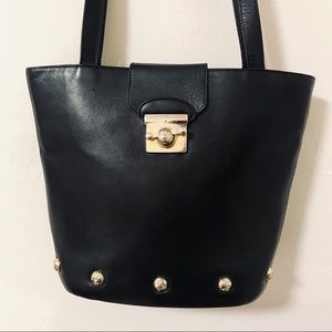 Salvatore Farragamo leather shoulder bag